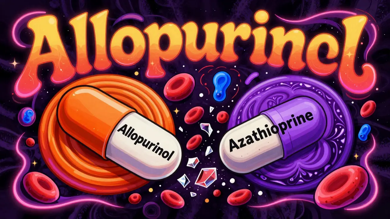 Gout Medications: Allopurinol and Azathioprine Interaction Risks