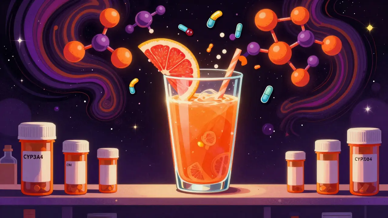 Grapefruit Juice and Medications: What You Need to Know About Dangerous Interactions